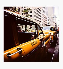 Vintage NYC Taxi Photographic Print