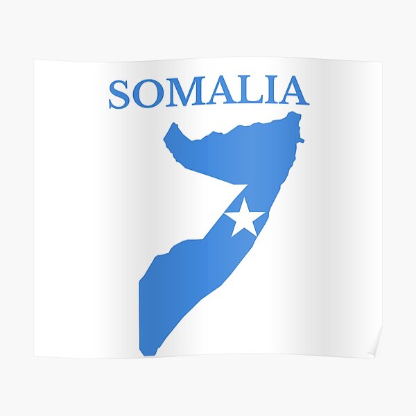 Somalia Flag Map Poster For Sale By Marosharaf Redbubble   Poster,504x498,f8f8f8 Pad,600x600,f8f8f8 