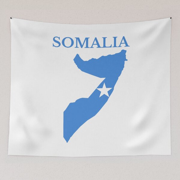 Item preview, Somalia Flag Map designed and sold by marosharaf.