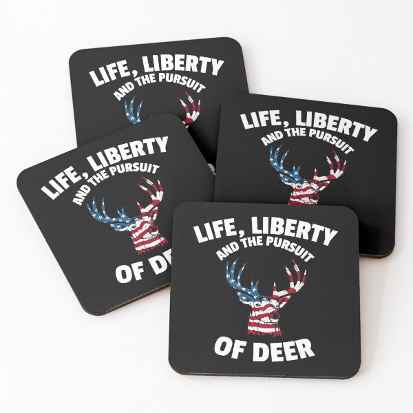Item preview, American Flag Deer 4th of July - The Pursuit of Deer print designed and sold by jakehughes2015.