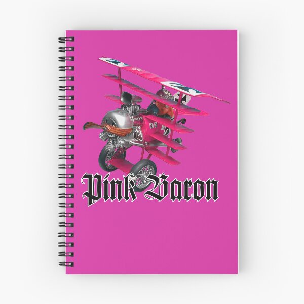 Item preview, Crazy funny Revell plastic kit: Manfred von Richthofen, The Pink Red Baron and his Fokker Dr.1 on pink background. designed and sold by PrintPit.