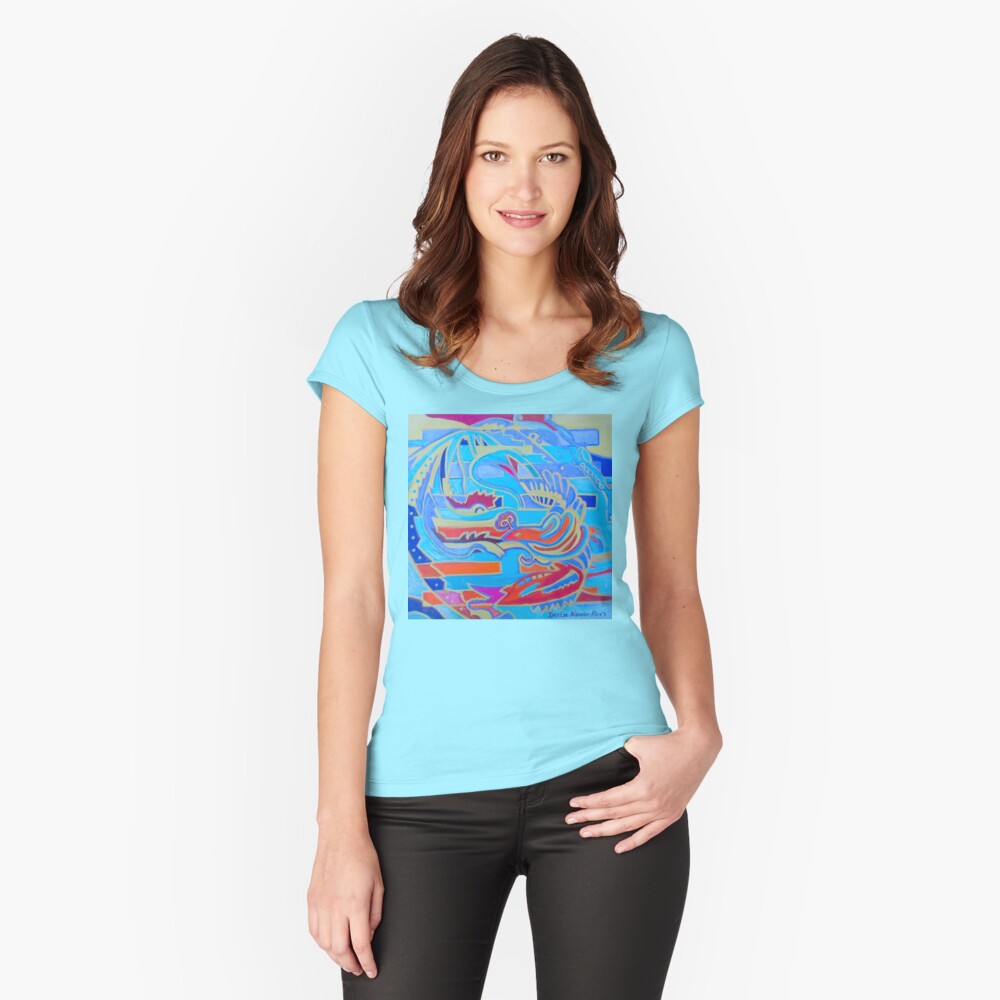 Item preview, Fitted Scoop T-Shirt designed and sold by DWeaverRoss.
