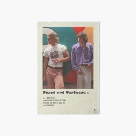 Dazed and Confused Polaroid Film Poster Art Board Print