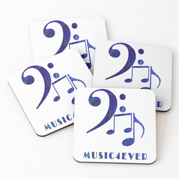 Item preview, MUSIC4EVER Base Clef Music Notes designed and sold by TigsArts.