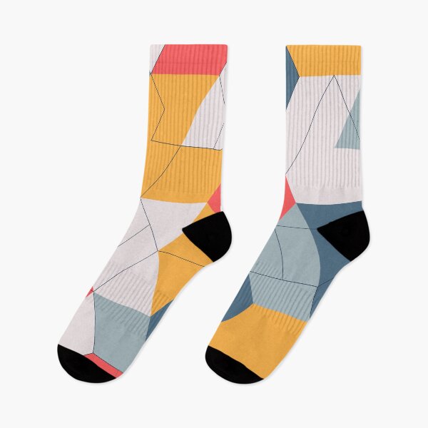 Item preview, Geometric Colors and Lines Modern pattern designed and sold by White-Peony.