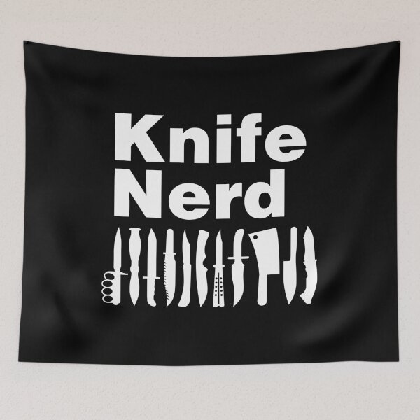 Item preview, Knife Nerd Knives Collecting print designed and sold by jakehughes2015.