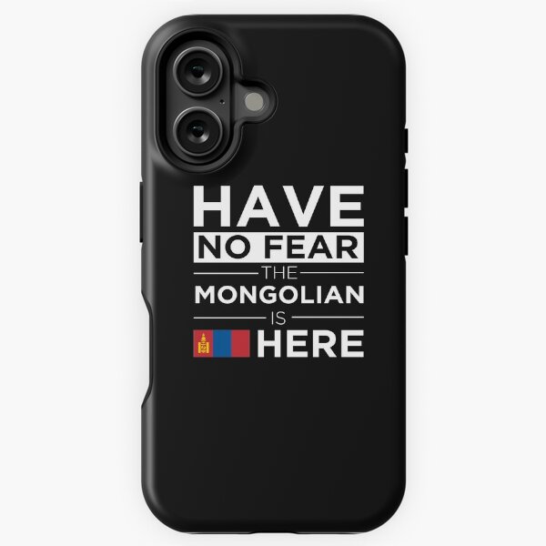 Aperçu de l'œuvre N'ayez pas peur Le mongol est ici Fierté Mongolie fière créée et vendue par losttribe.