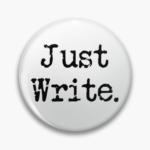 Item preview, Just Write. Vertical Black Type designed and sold by TeaRoseWriter.
