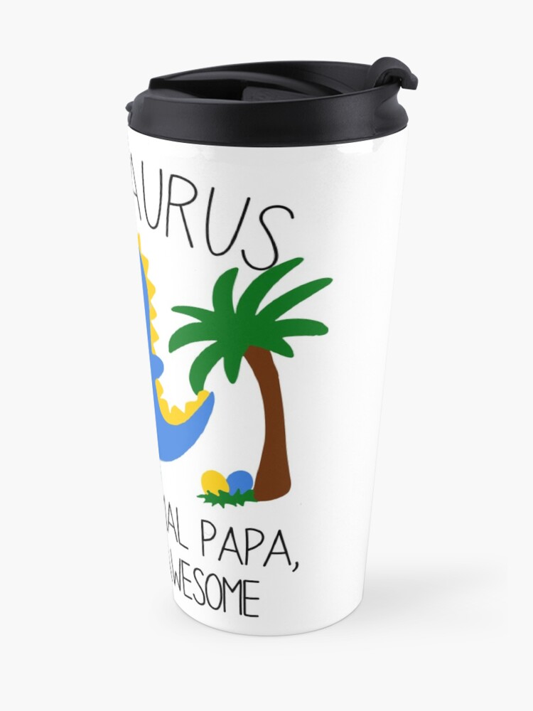 Alternate view of Papasaurus Travel Mug