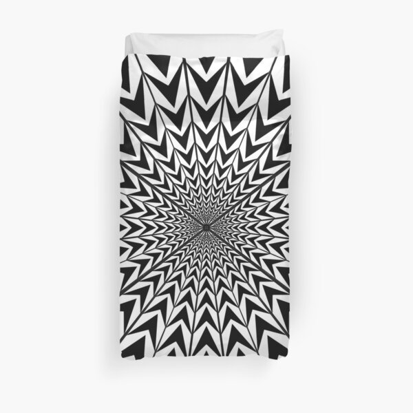 Design, #abstract, #pattern, #illustration, psychedelic Duvet Cover
