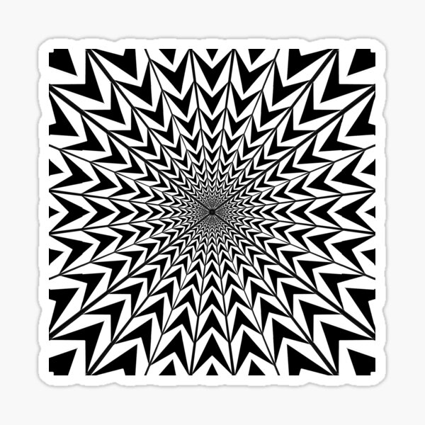 Design, #abstract, #pattern, #illustration, psychedelic Sticker