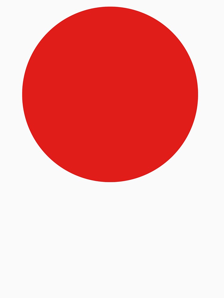 JAPAN. JAPANESE. Circle of the sun. Red Circle. Japanese Flag. National Flag of Japan, Hinomaru, Nisshoki, Sun Mark Flag, Nippon. by TOMSREDBUBBLE
