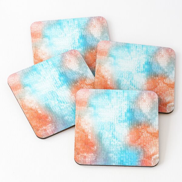 Item preview, Cascading Dreams (blue + orange) designed and sold by bblanimation.