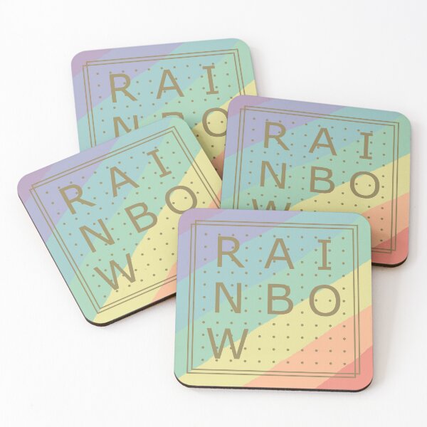 Item preview, Rainbow Vintage Lettering designed and sold by fantasy-bubble.