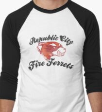 Fire Ferrets Street Shirt Men's Baseball ¾ T-Shirt