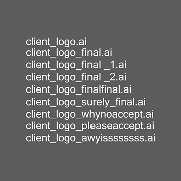 Artwork thumbnail, File Names by Sparcicus