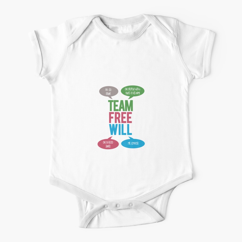 Team Free Will Baby One Piece By Saltnburn Redbubble