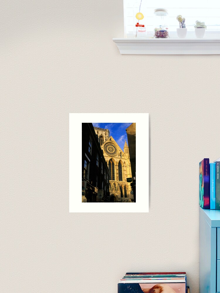 Thumbnail 2 of 3, Art Print, York Minster from Stonegate designed and sold by sjbowen.