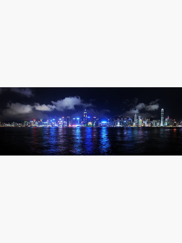 Thumbnail 3 of 3, Art Print, Hong Kong from Kowloon designed and sold by sjbowen.