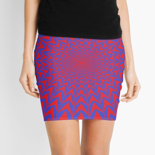 Design, #abstract, #pattern, #illustration, psychedelic Mini Skirt