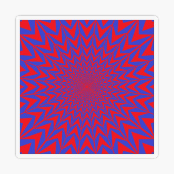 Design, #abstract, #pattern, #illustration, psychedelic Transparent Sticker