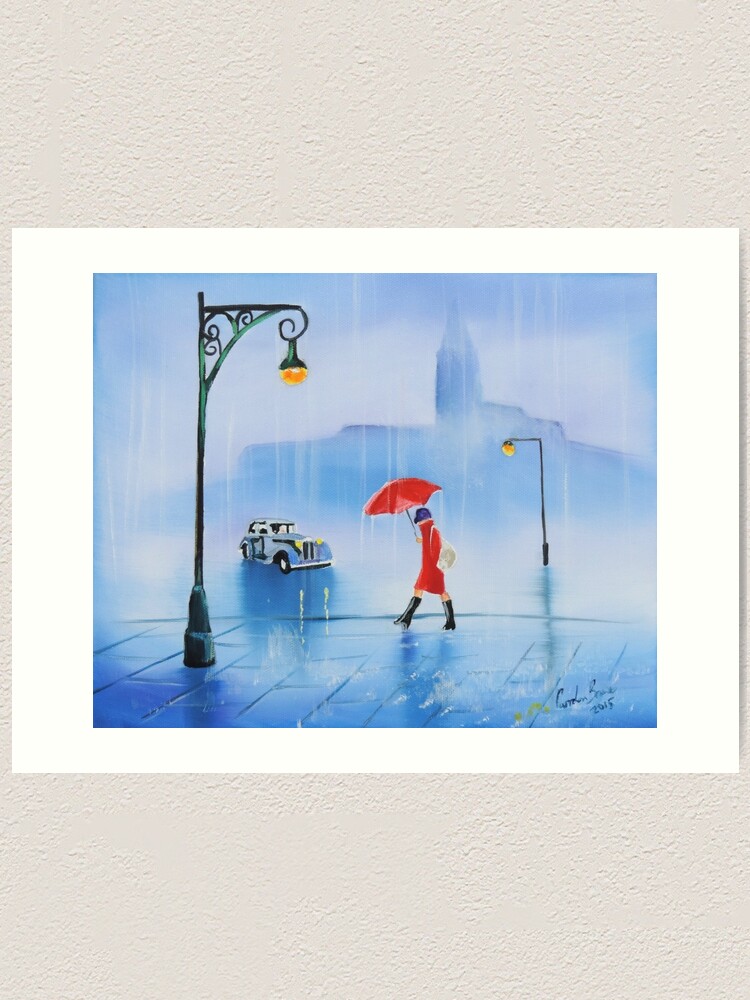 rainy day paintings - Gordon Bruce art