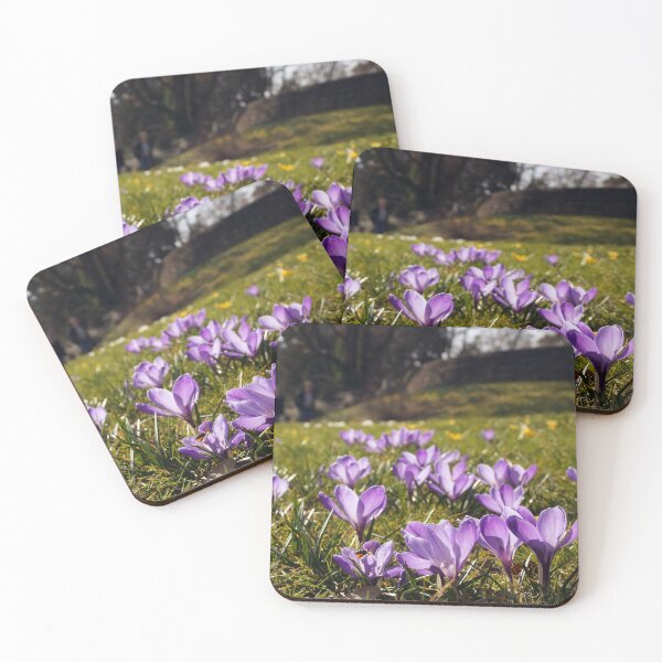 Item preview, Spring meadow full of purple croccuses designed and sold by Yven-Dienst.