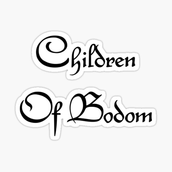 2 Children Of Bodom Decal Stickers - Black Vinyl, 7.5 Inch - For Car Bumper, Laptop, Window