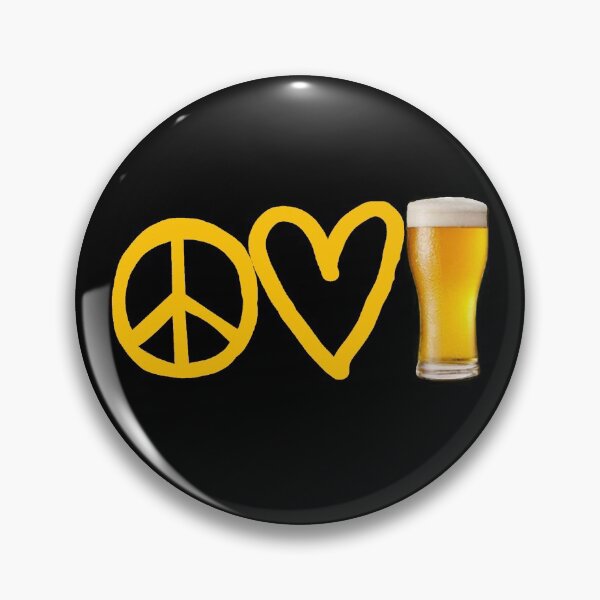 Artikelvorschau, Friedensliebesbier entworfen und verkauft von wrinkledhippie.