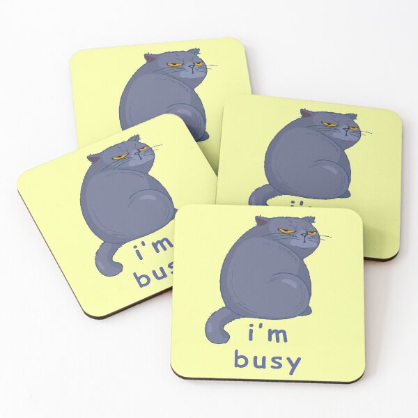 Item preview, Im Busy Cat designed and sold by alex-d88.