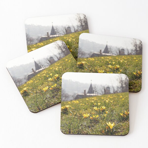Item preview, Yellow Crocus flowers above the city designed and sold by Yven-Dienst.