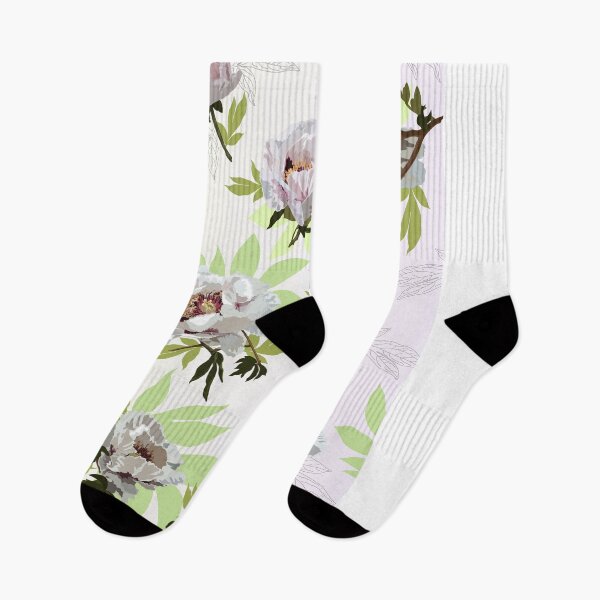 Item preview, Romance, Prosperity, Riches and Honour: Pink and White Peonies designed and sold by Annalisa-Jones.