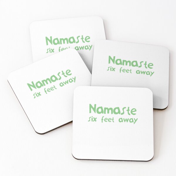 Item preview, Namaste Stay six feet away from me please designed and sold by Akmloza.