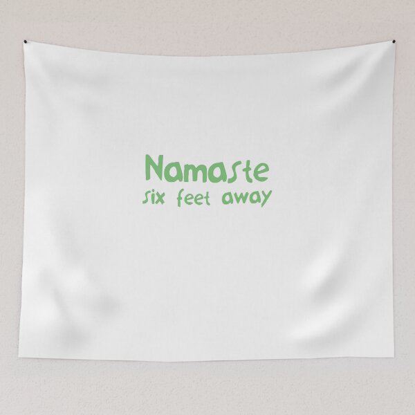 Item preview, Namaste Stay six feet away from me please designed and sold by Akmloza.