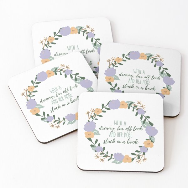 Item preview, Bookworm Quote designed and sold by thecaitycat.