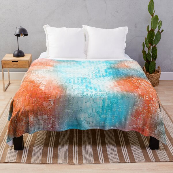 Item preview, Cascading Dreams (blue + orange) designed and sold by bblanimation.
