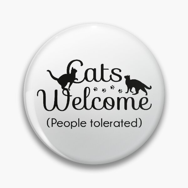Item preview, Cats Welcome designed and sold by LuckyFoxDesigns.