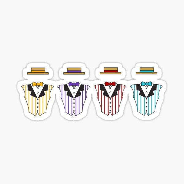 Disney Outfits Stickers Redbubble - finn balor custom attire 2 original top roblox