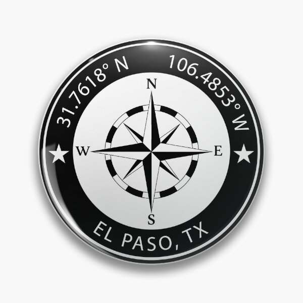 Item preview, El Paso, Texas Geographical Coordinates designed and sold by TeeOhGraphics.