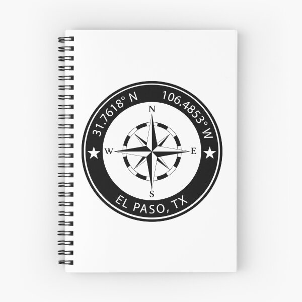 Item preview, El Paso, Texas Geographical Coordinates designed and sold by TeeOhGraphics.