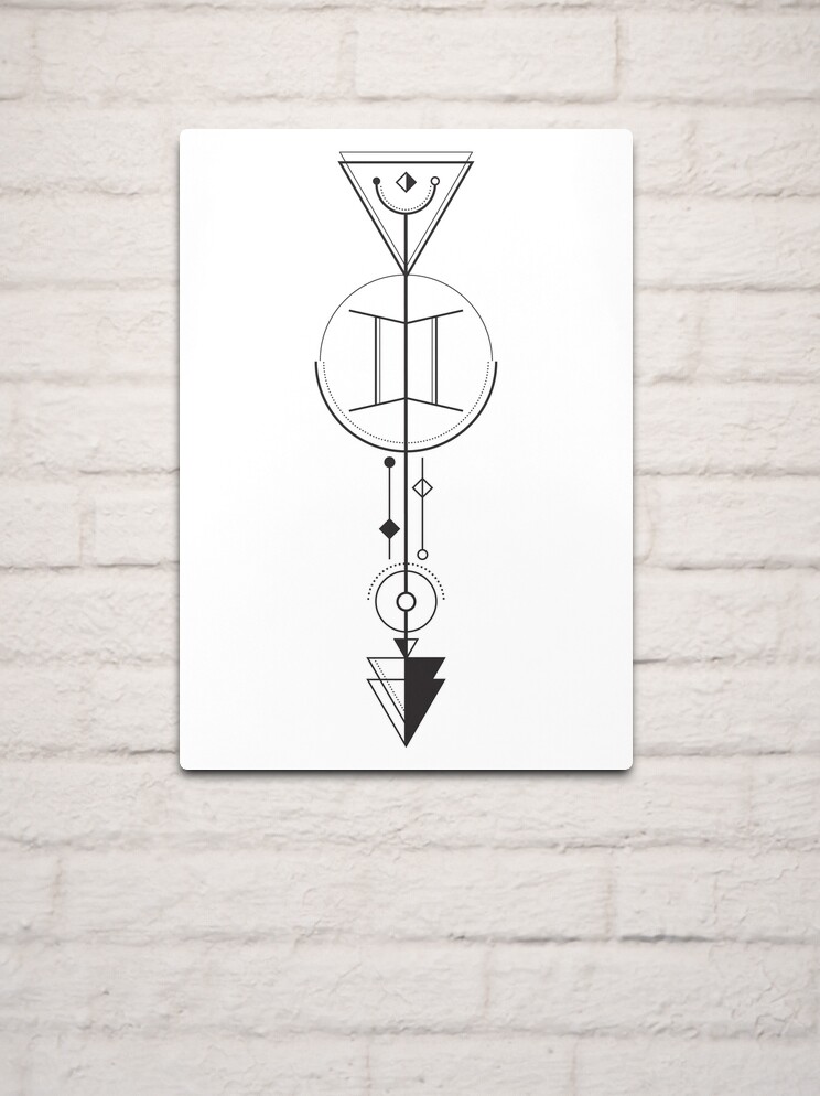 Geometric Gemini Posters for Sale | Redbubble