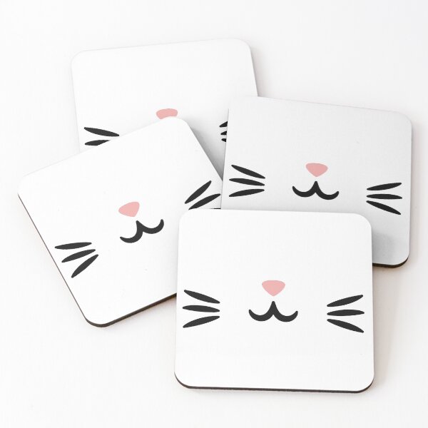 Item preview, White Cat face - Stay covered stay safe  designed and sold by MustaFighter.