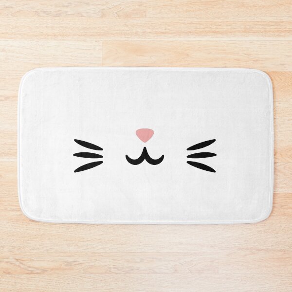 Item preview, White Cat face - Stay covered stay safe  designed and sold by MustaFighter.