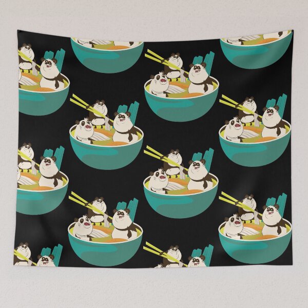 Item preview, ramen pandas  designed and sold by pirminio.