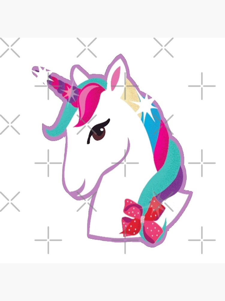 JoJo Siwa Unicorn Pillow for Sale by kyarnkid Redbubble