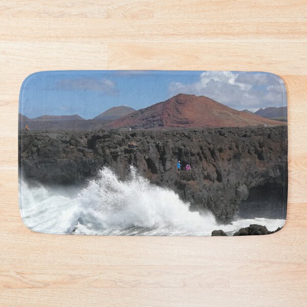 Item preview, People getting a close view of Lanzarotes Volcanic Coast  designed and sold by PPFImages.