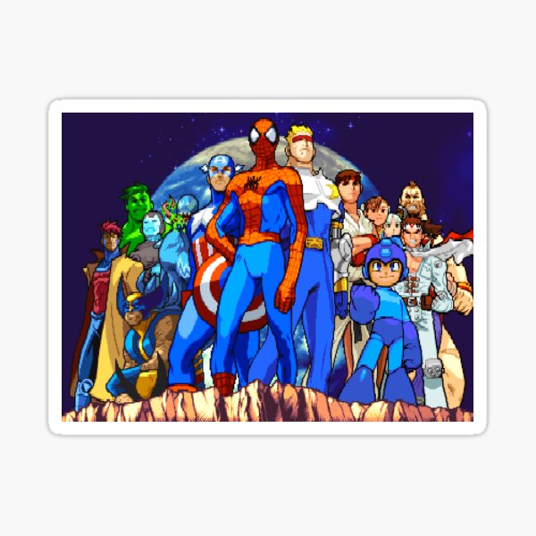 Clash of Super Heroes Sticker