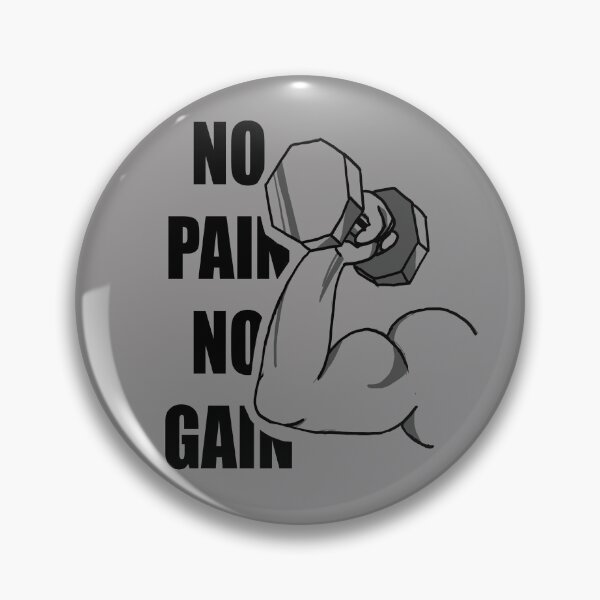 Artikelvorschau, no pain no gain entworfen und verkauft von Schmuddelshirt.