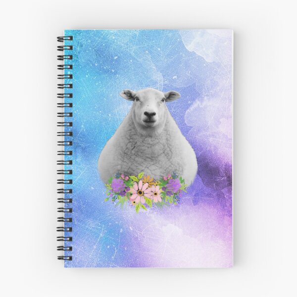 Item preview, Distressed Watercolour Floral Sheep designed and sold by tribbledesign.