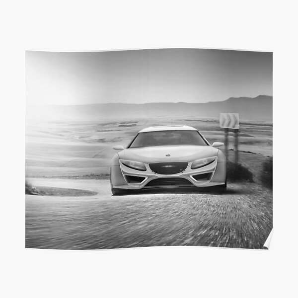 A2futuristico Concept Car Sports-Taglia A2 foto stampa poster art regalo #8666 